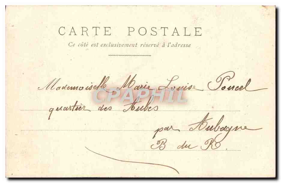 CPA Fantaisie Enfant Homme L'annee nouvelle — Verso