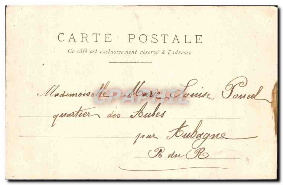 CPA Fantaisie Enfant Homme L'annee nouvelle — Verso