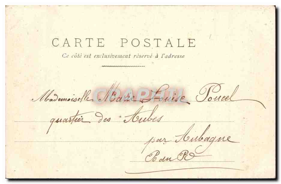 CPA Fantaisie Enfant Homme L'annee nouvelle — Rückseite