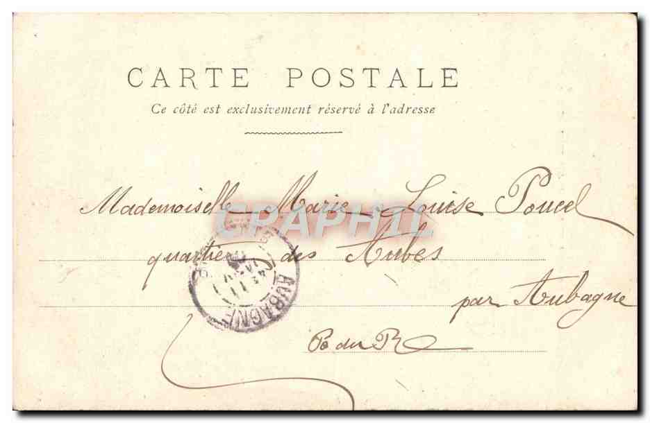 CPA Fantaisie Enfant Homme L'annee nouvelle — Rückseite