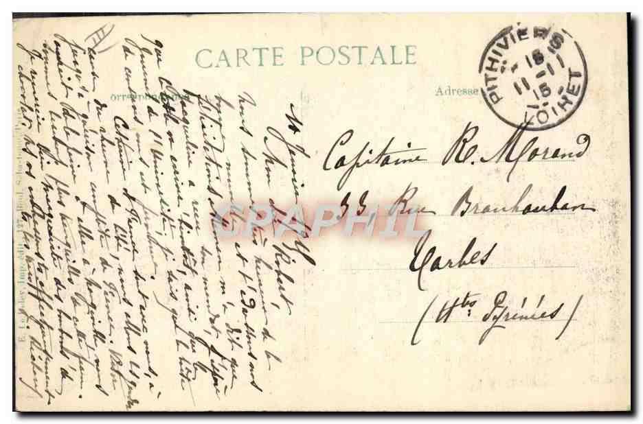 CPA Ane Mule Convoyeur de l'armee indienne Militaria — Rückseite