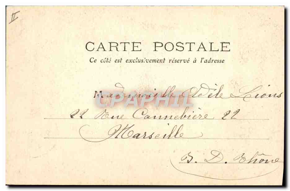 CPA Ane Mule Vichy Depart pour la promenade  — Rückseite