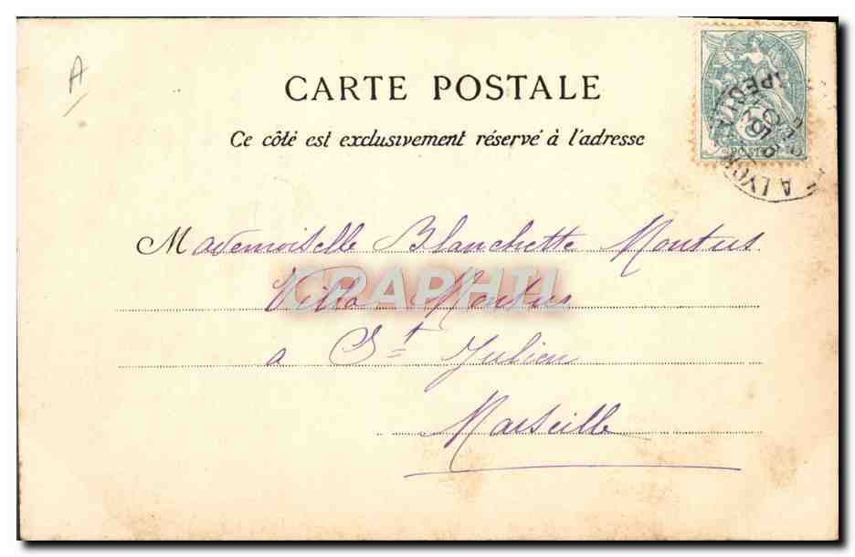 CPA Fantaisie Illustrateur Fleurs Le Loutre  — Rückseite