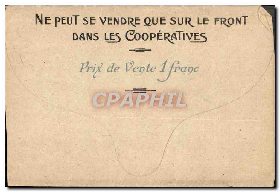 CPA Enveloppe Militaria La vie du front — Reverso