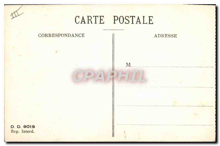 Y-en-a-Marre — Scène de soldats en uniforme blanc et bleu — F. Gaillard — Verso