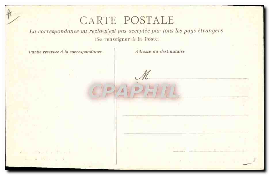 CPA Folklore Gardeuse d'oies  — Verso