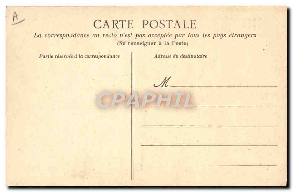 CPA Folklore La vie aux champs Pour la madone  — Verso