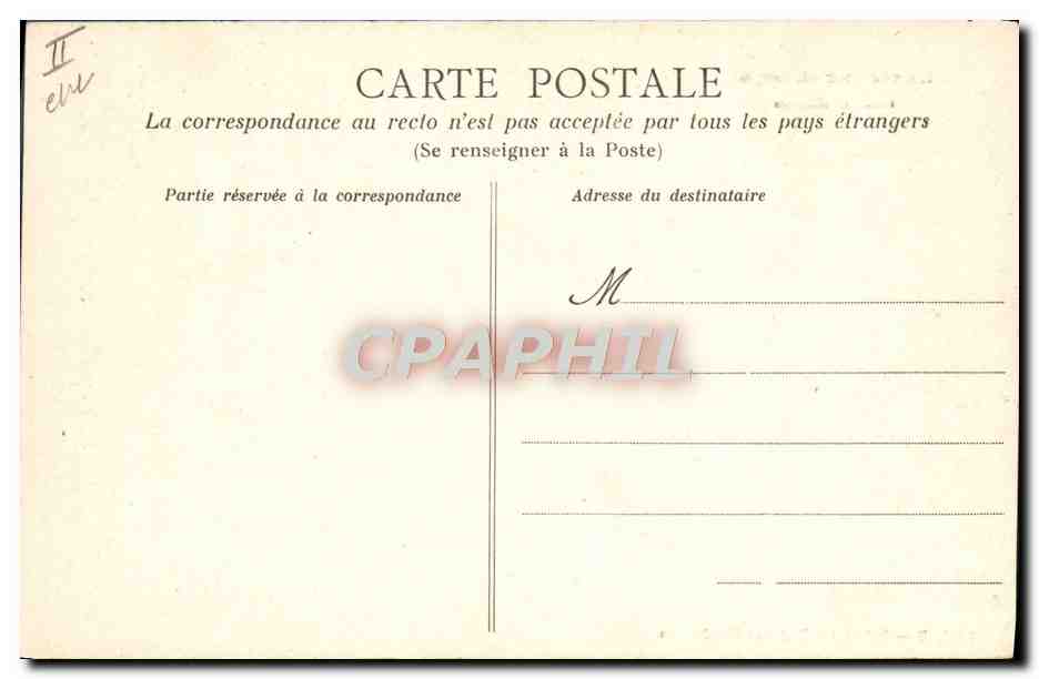 CPA Folklore La vie aux champs Dans le marais — Rückseite