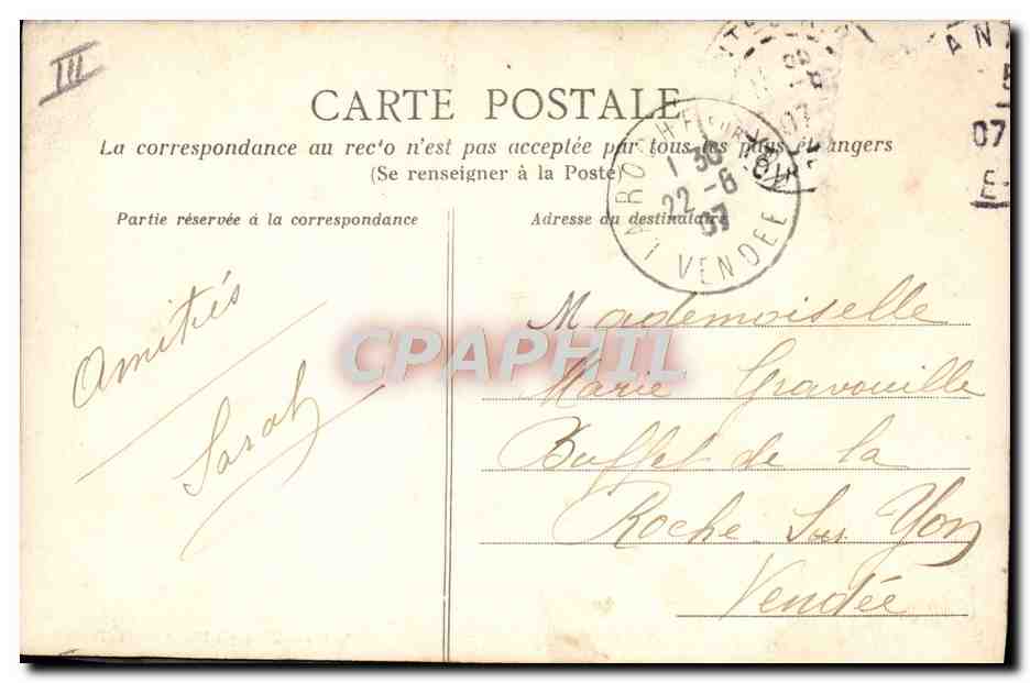 CPA Folklore La vie aux champs Precieux chargement  — Verso