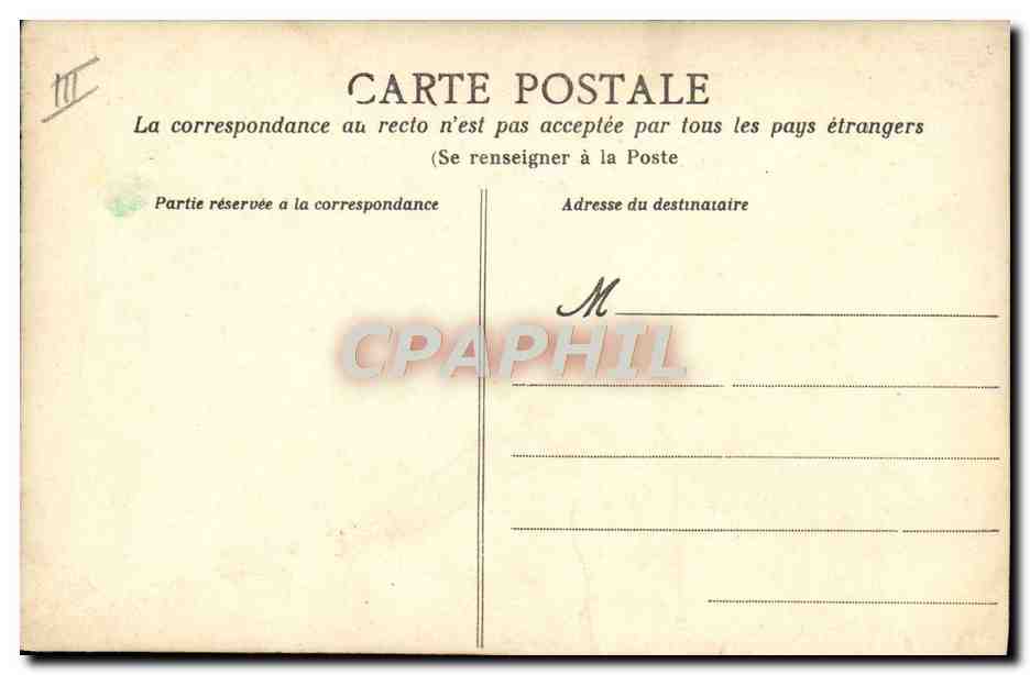 CPA Folklore La vie aux champs La cour de la ferme — Verso