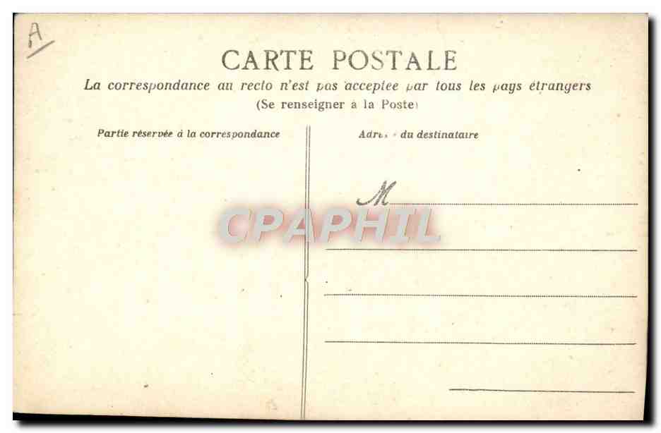 CPA Folklore La vie aux champs A l'abreuvoir Cheval — Verso