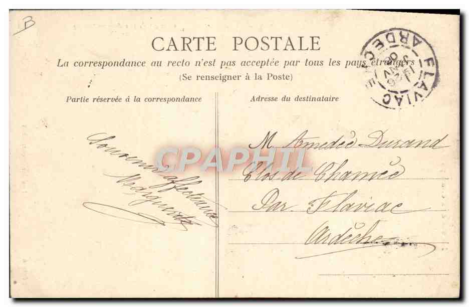 CPA Folklore La vie aux champs Les moissonneuses  — Verso