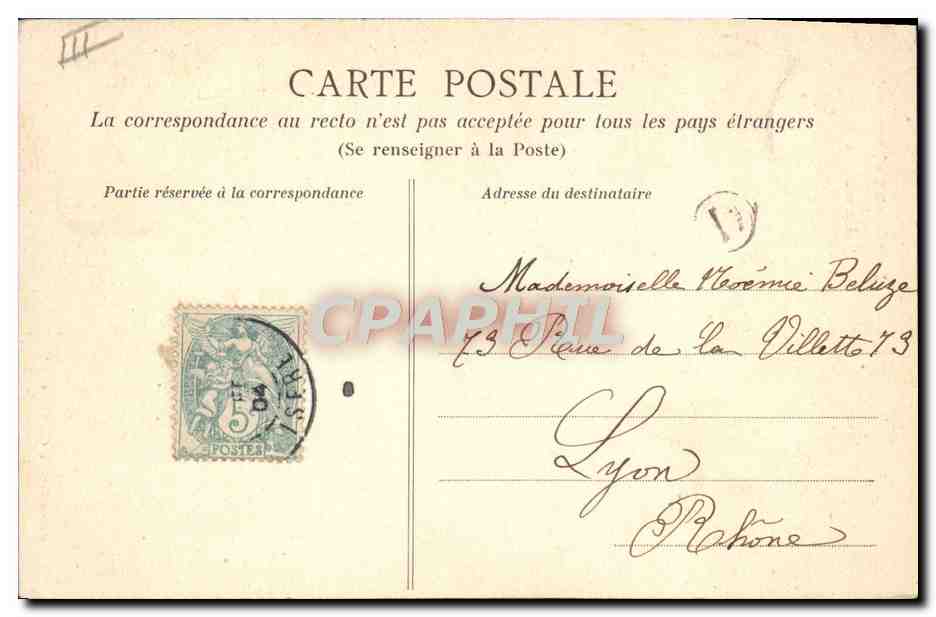 CPA Folklore La vie aux champs Un accident Peche Pecheur  — Verso