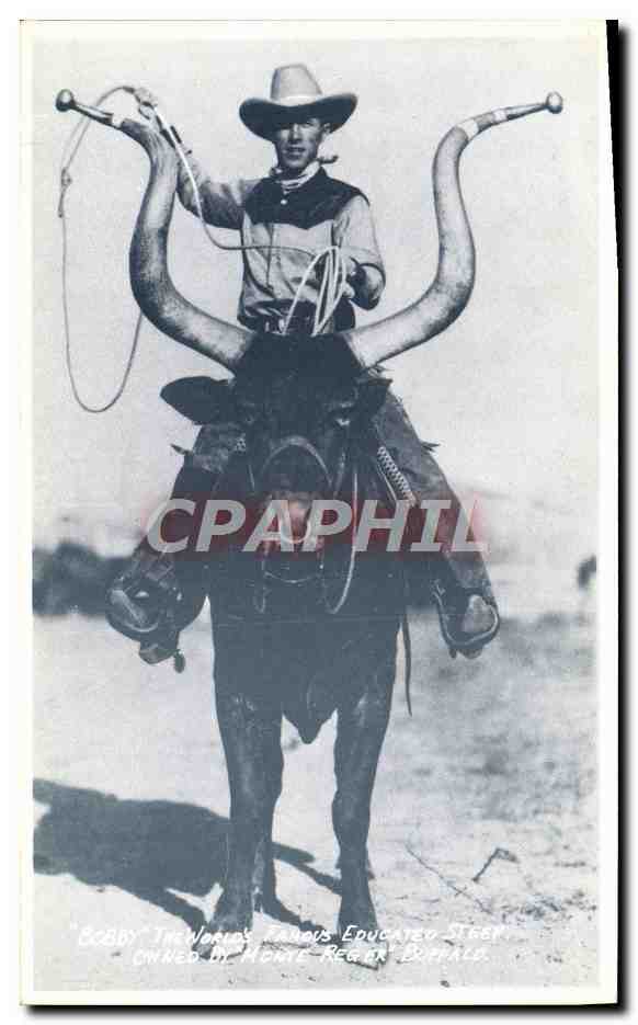 CPA Bobby The world's famous educated steep Monte Reger Buffalo Cowbot