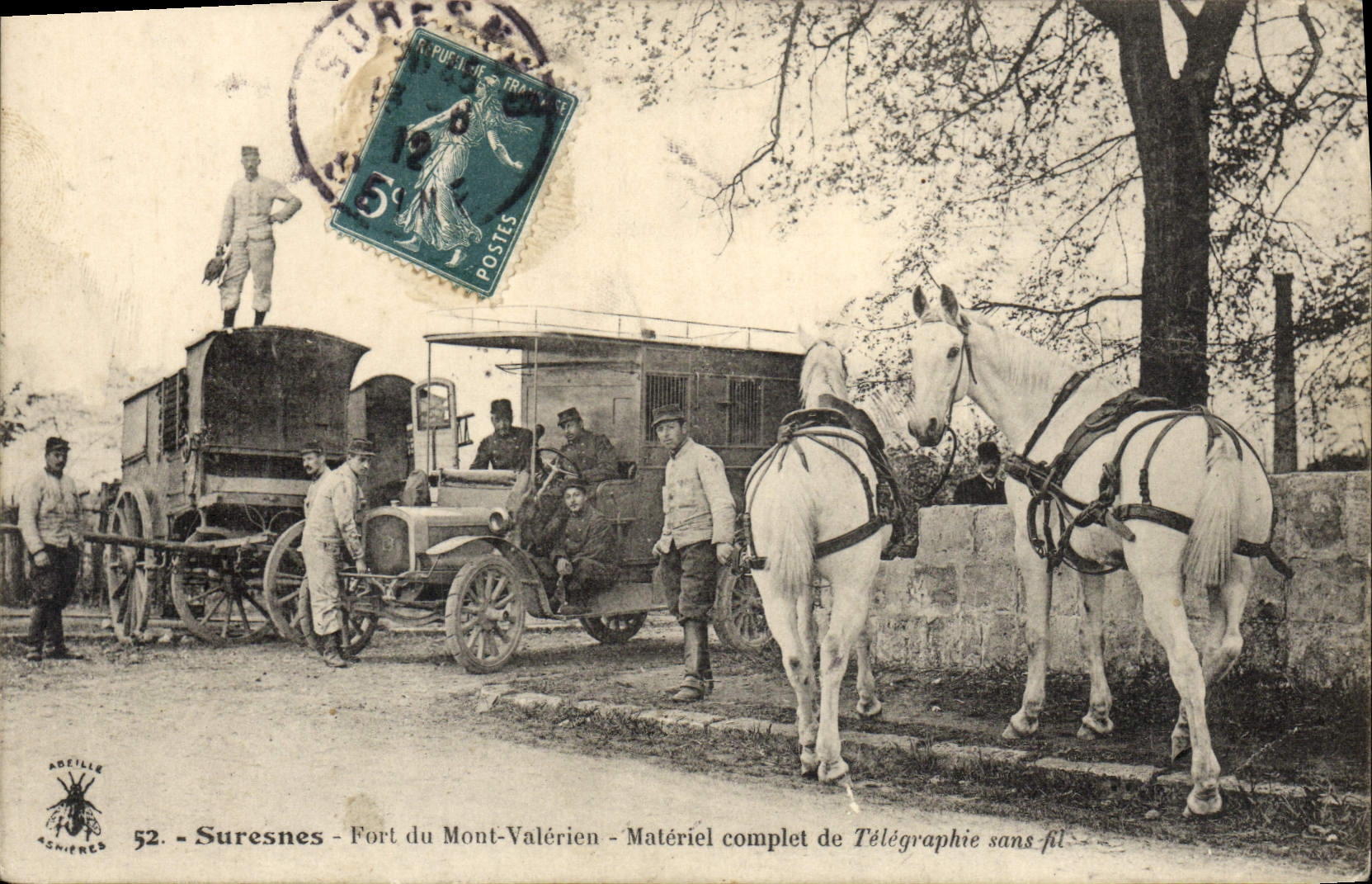 Suresnes - Fort du Mont-Valérien - Vollständiges Funktelegrafenmaterial — Verlag Adéille, Nr. 52