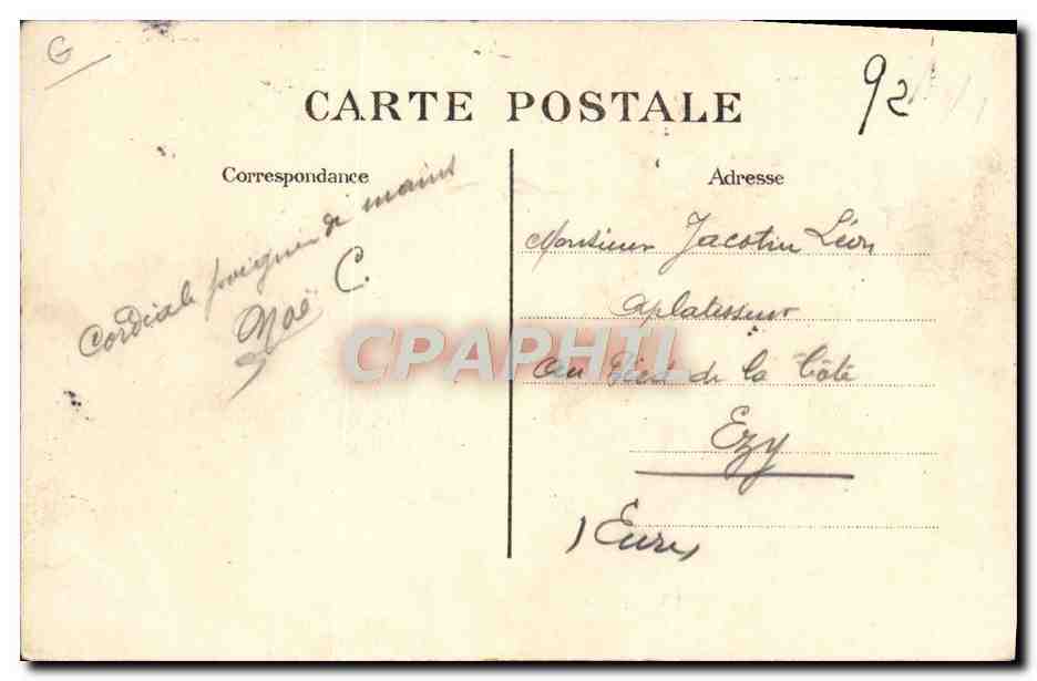 Suresnes - Fort du Mont-Valérien - Vollständiges Funktelegrafenmaterial — Verlag Adéille, Nr. 52 — Rückseite
