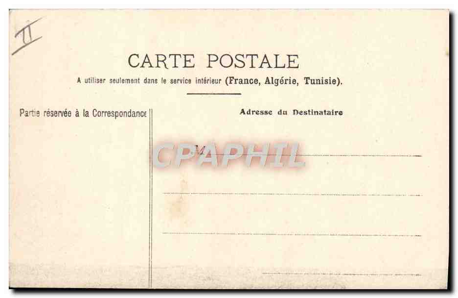 Télégraphie sans fil — scène humoristique — P. HELMLINGER & CIE, IMP. NANCY — Verso