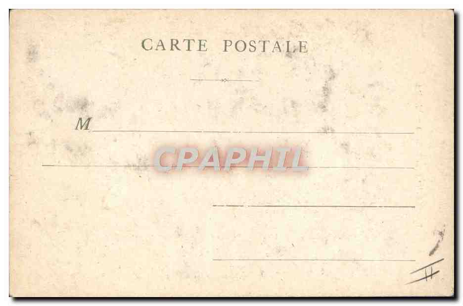 CPA Paris Chappe Telegraphe aerien — Rückseite
