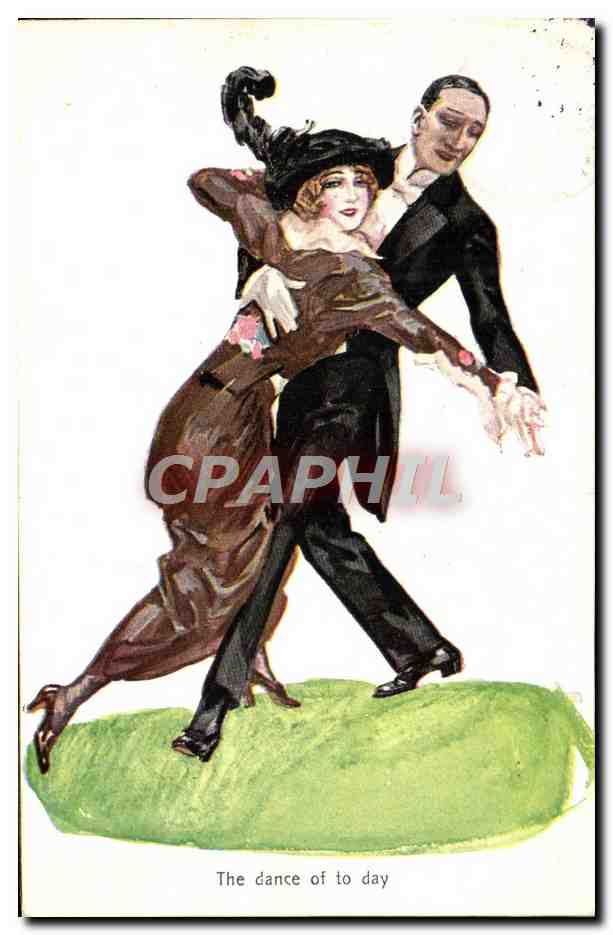 CPA Folklore The dance of the day
