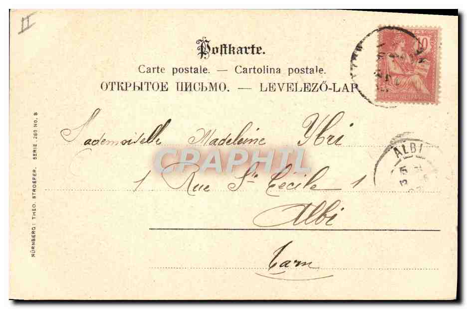 CPA Femme Danse  — Rückseite