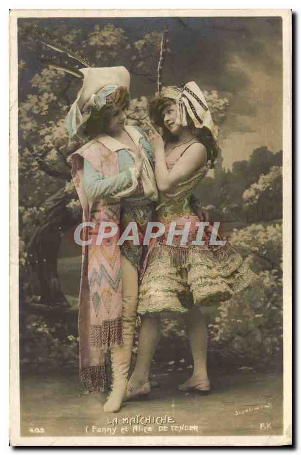 CPA Fantaisie Femme La Matchiche