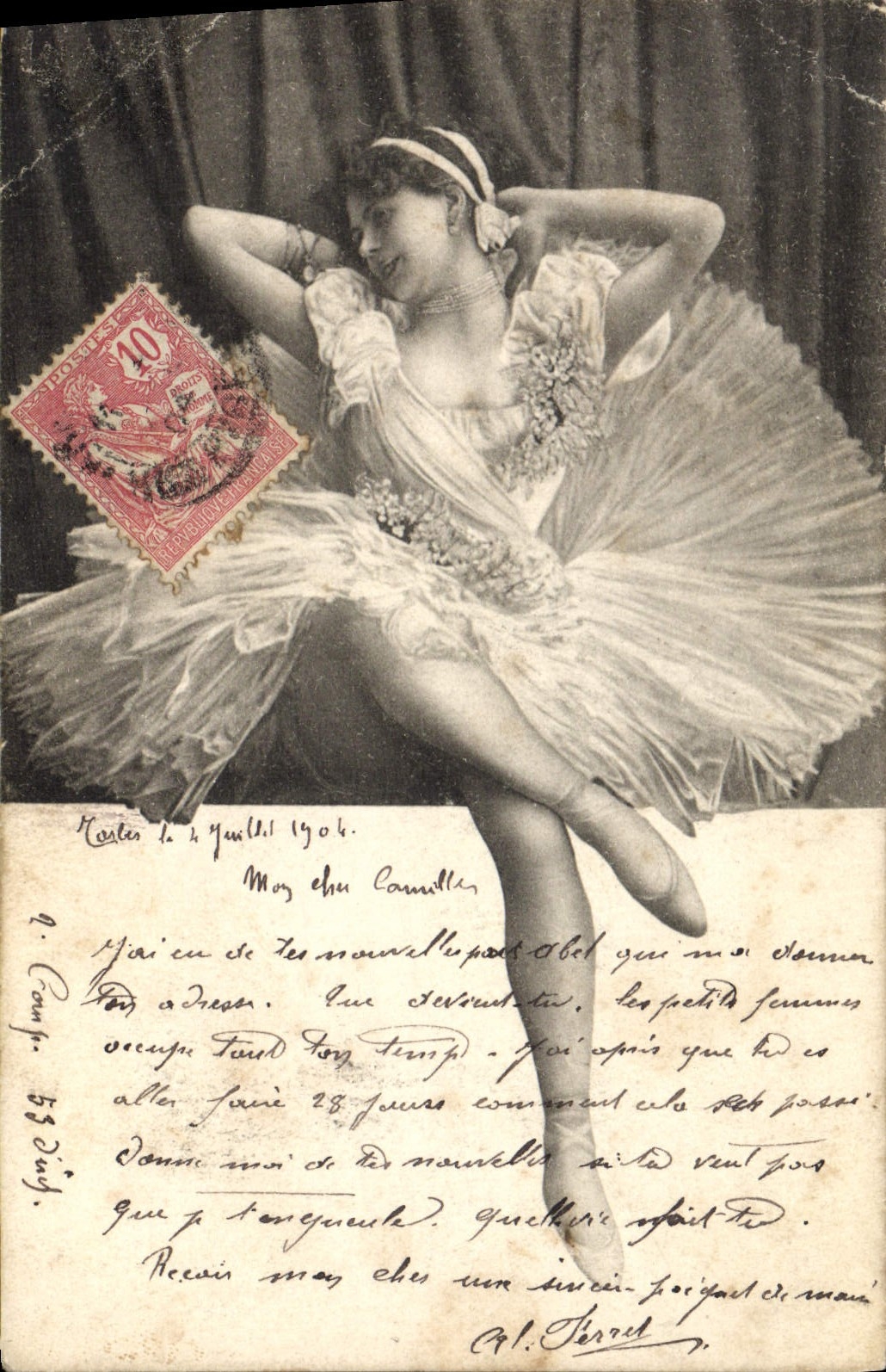 CPA Femme Danseuse 