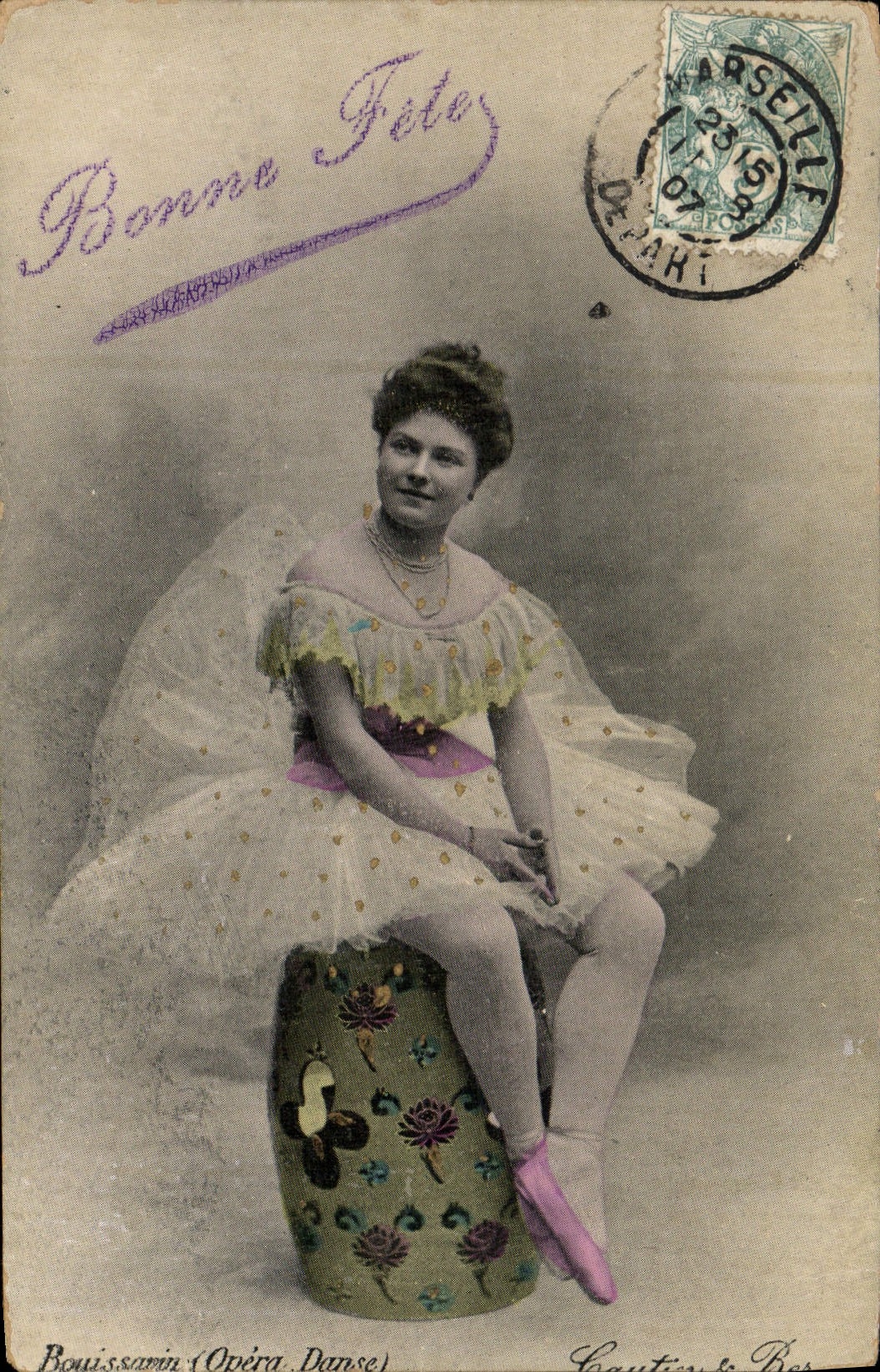 Ballet — Danseuse en tutu — Bouissaria (Opéra, Danse) & Gautier & Ber