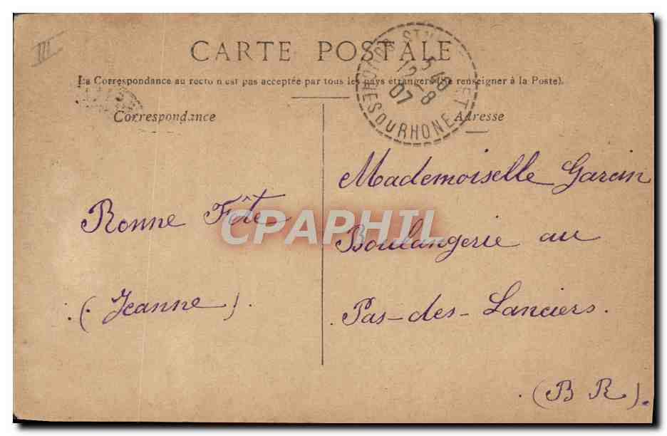 Ballet — Danseuse en tutu — Bouissaria (Opéra, Danse) & Gautier & Ber — Verso