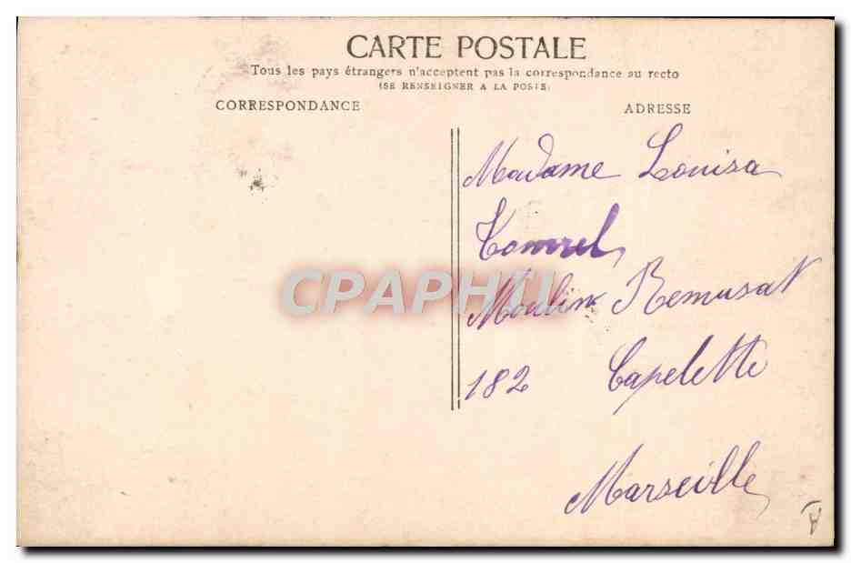 La Matchiche — scène de spectacle — Stebbing Phot. n°405 — Achterkant