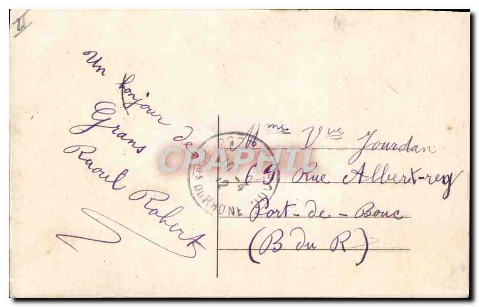 CPA Fantaisie Enfant Tabac Cigarette — Verso