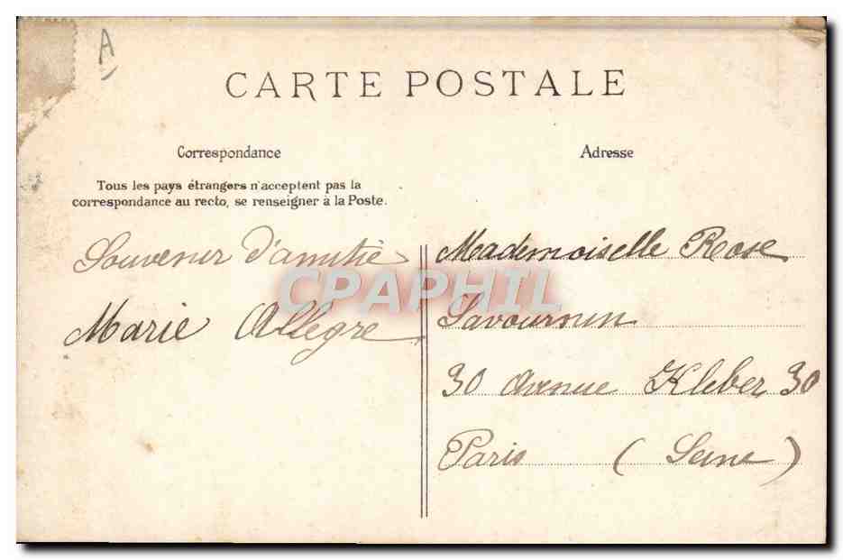 CPA Folklore La rentree des foins — Verso