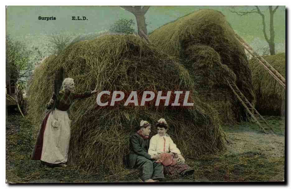 CPA Folklore Surpris