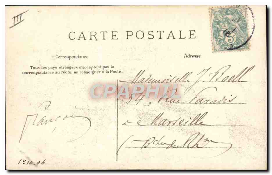 CPA Folklore Surpris — Verso