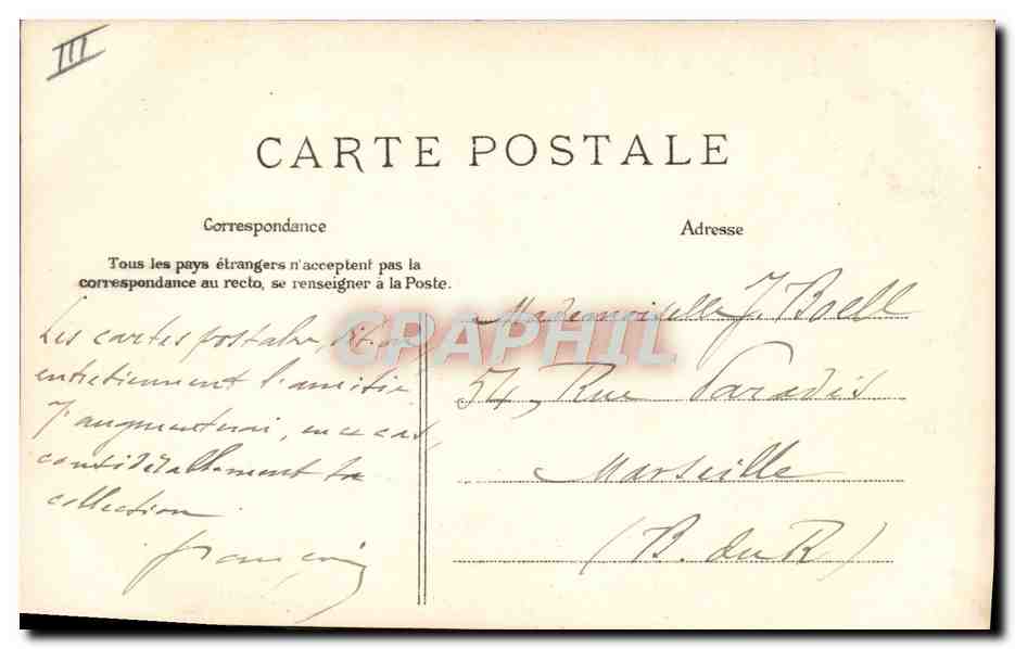 CPA Folklore Le droit de passage — Verso