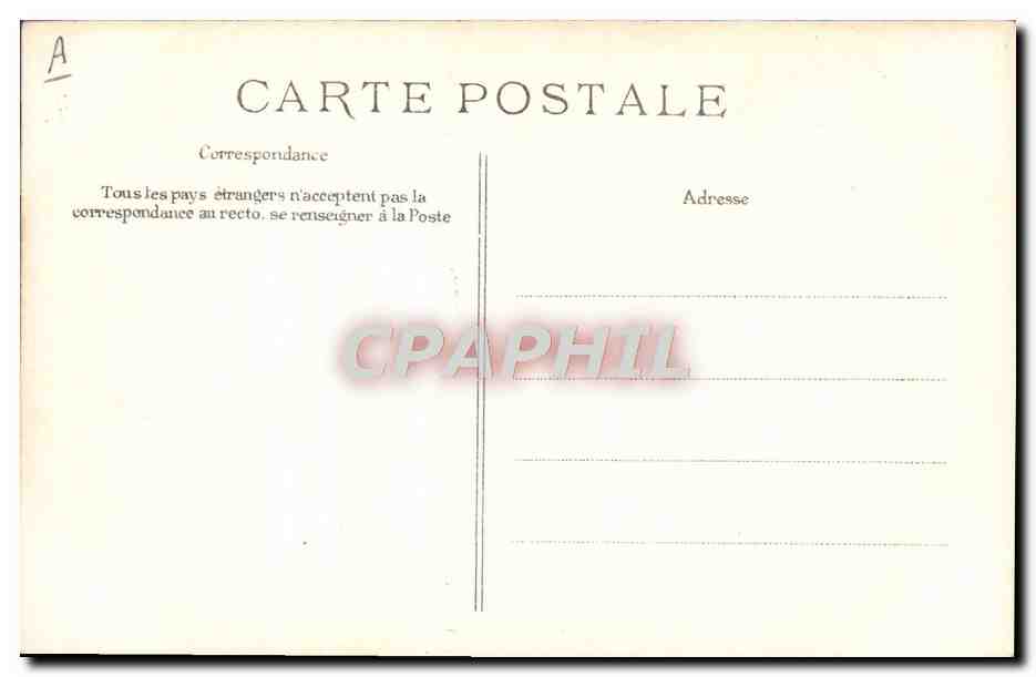CPA Folklore Le repas des oies  — Verso