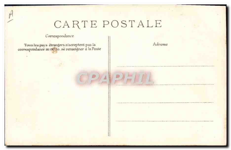 CPA Folklore La main chaude mais le coeur froid  — Verso