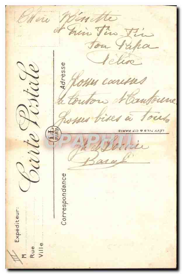 CPA Folklore Le labourage Boeufs  — Rückseite