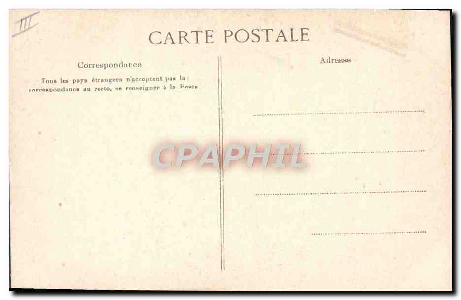 CPA Folklore Grande comme maman — Verso