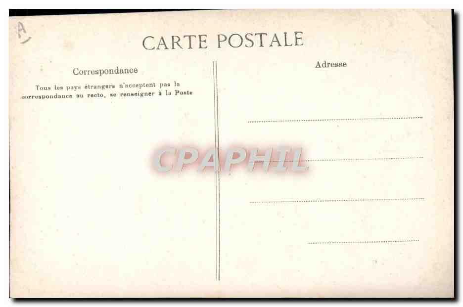 CPA Folklore Une louee de servantes  — Verso