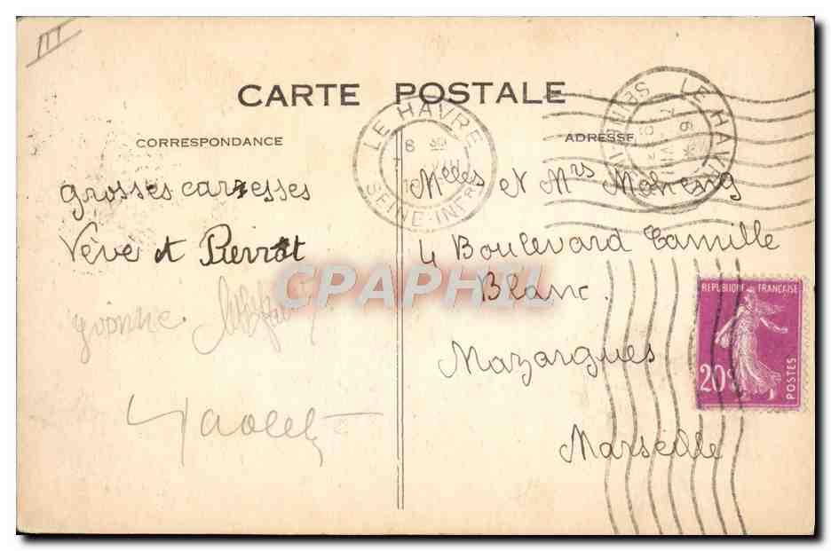 Paquebot "Ile-de-France" — Le Havre — C. M., Le Havre — Reverso