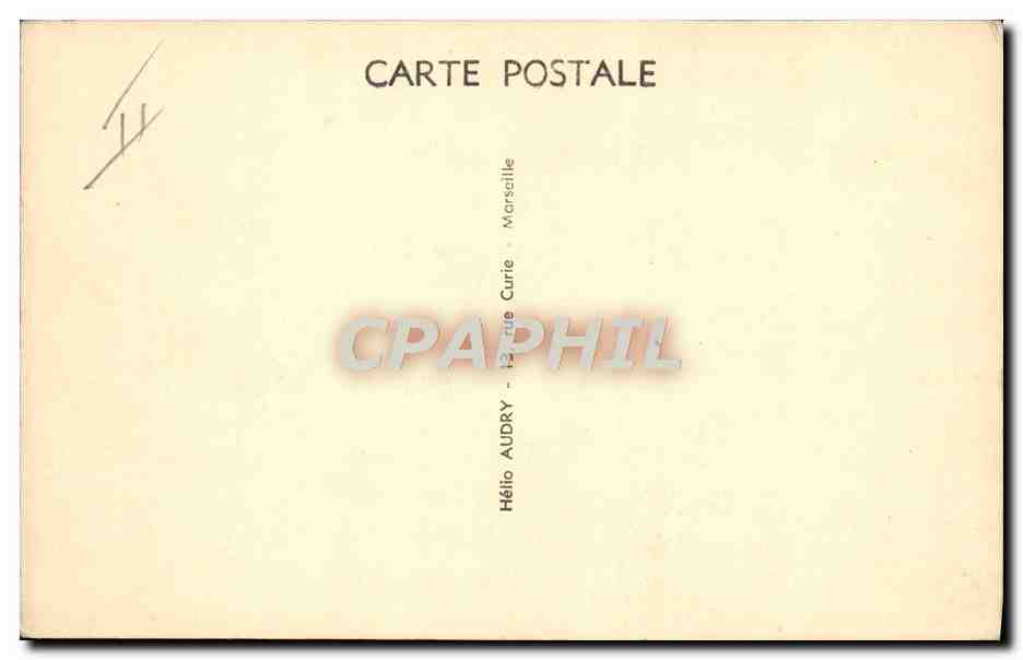 CPA Bateau Paquebot Yacht Ile de Beaute Fraissinet Lignes de Corse — Verso