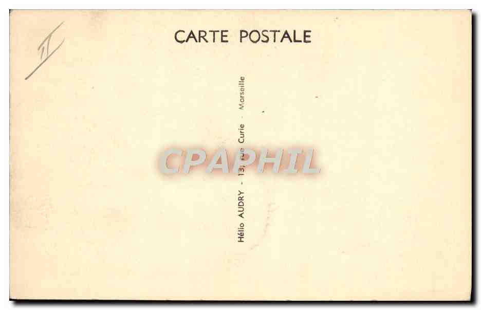 CPA Bateau Paquebot Yacht Ile de Beaute Fraissinet Lignes de Corse — Verso