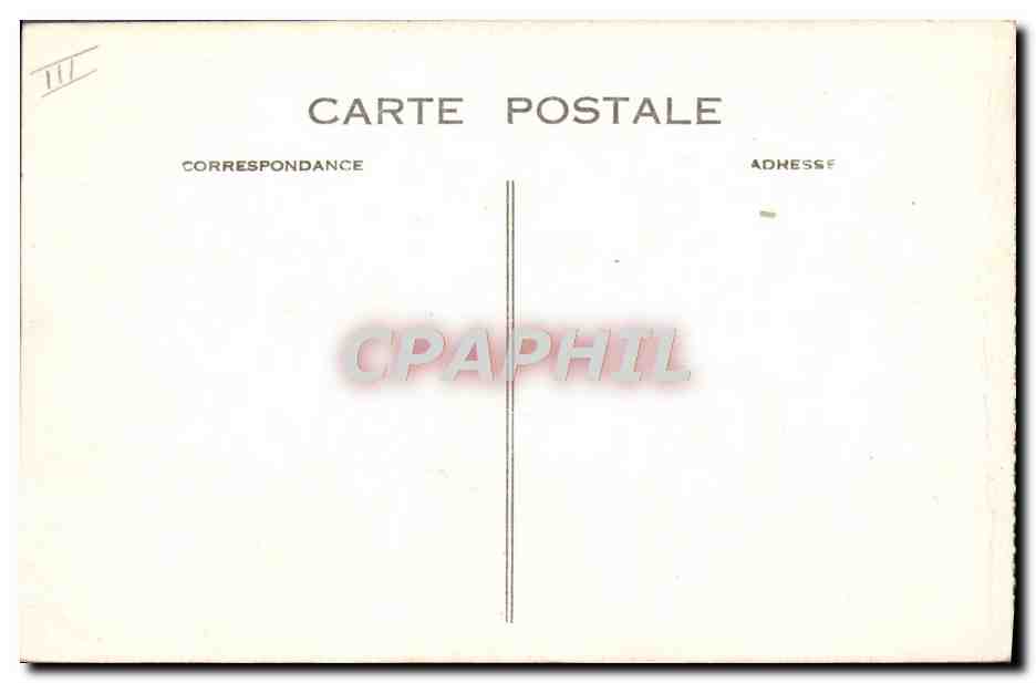 CPA Bateau Paquebot Ile de France  — Verso