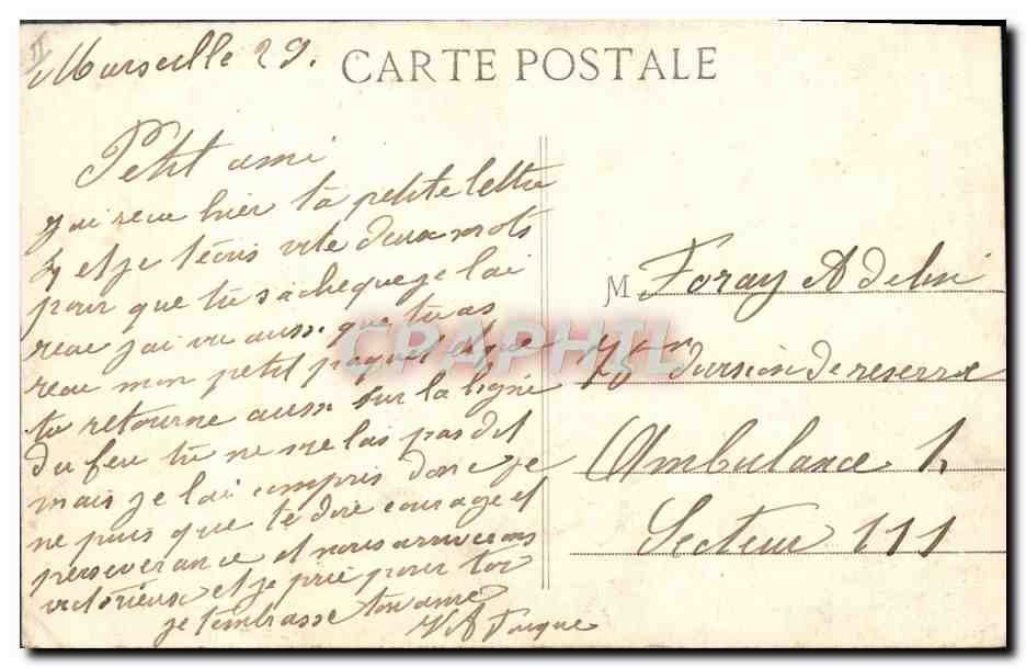 Paquebot "Iméréthie" — In mare grosso — Souvenirs de Voyage, editore N. Paquet — Verso