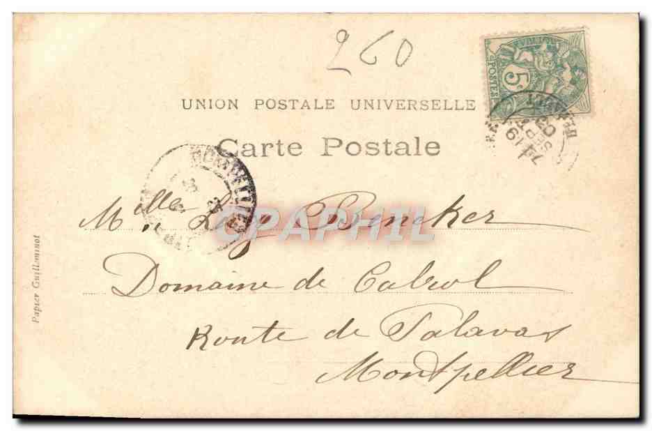 CPA Fantaisie Napoleon 1er intime L'Empereur attend son fils  — Rückseite