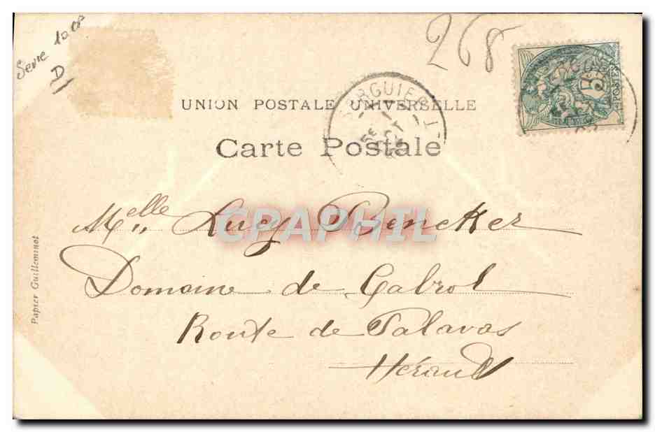 CPA Fantaisie Napoleon 1er intime Premiere lecon de strategie — Rückseite