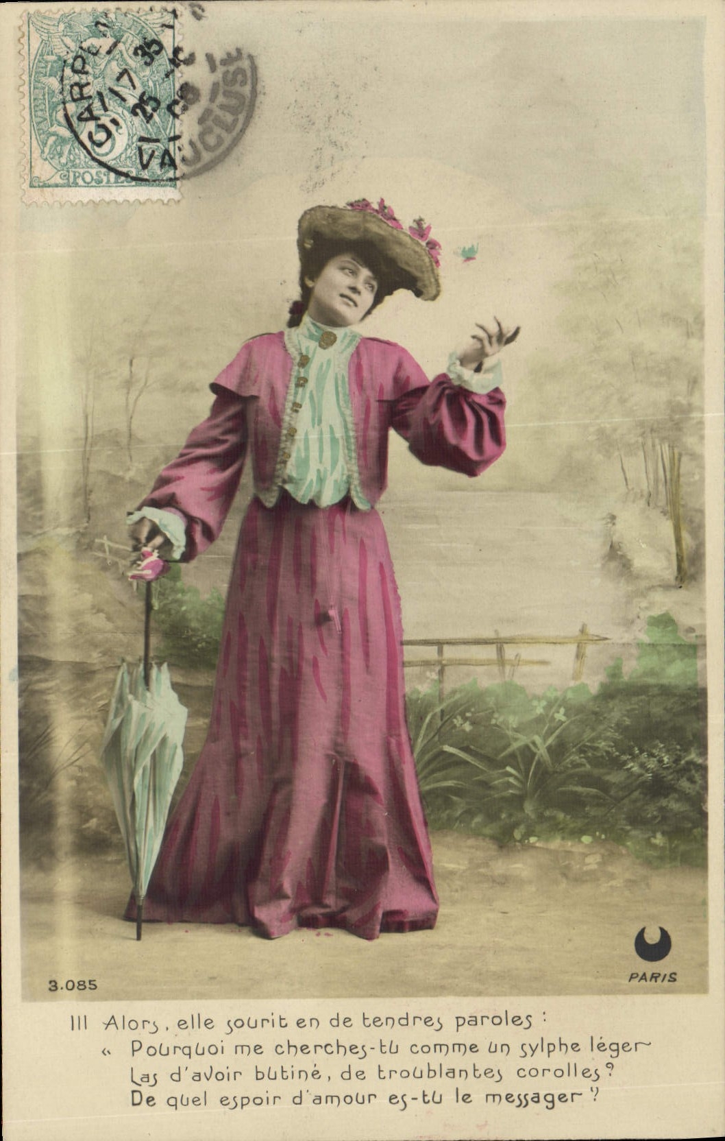 CPA Fantaisie Femme