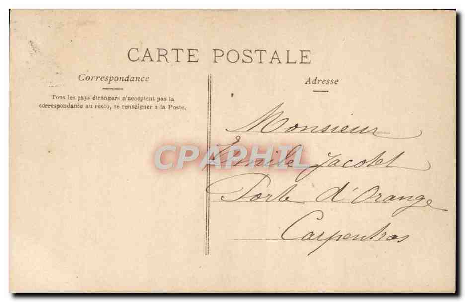 CPA Fantaisie Femme — Rückseite