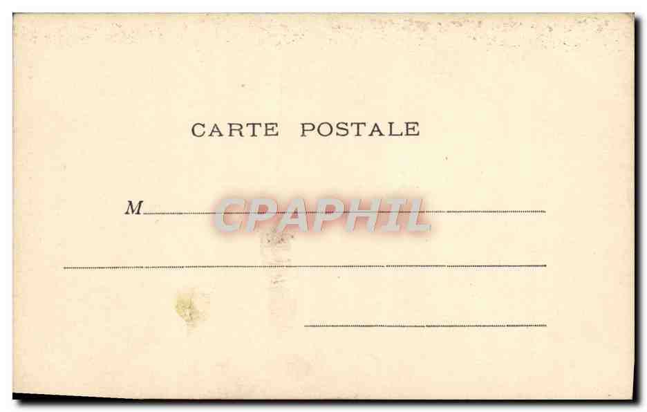 CPA Fantaisie Femme Les cinq etages Chanson de Beranger — Rückseite