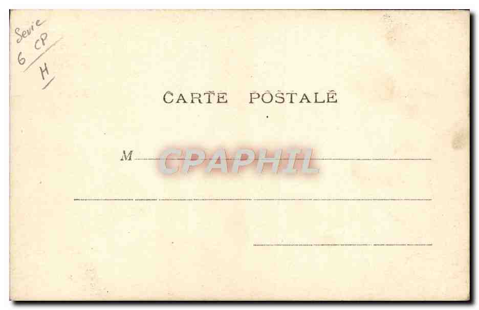 Femme balayant les cinq étages — Chanson de Béranger — éditeur non visible, série VI — Verso